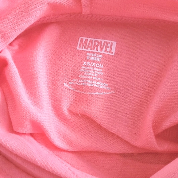 Marvel Pink Hooded Top - Picture 3 of 4